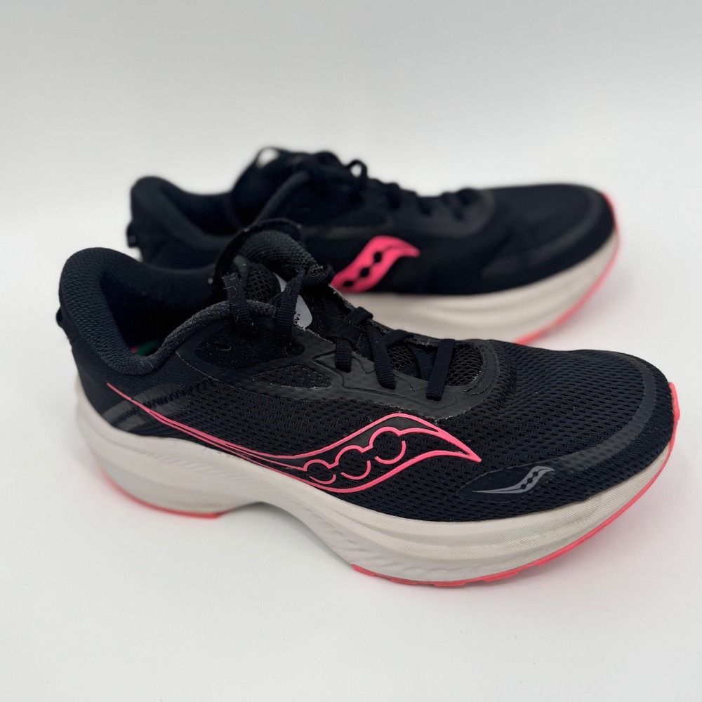 Saucony Axon 3 Women's Running Shoes Black Pink Size‎ 9 Lightweight - Picture 10 of 10